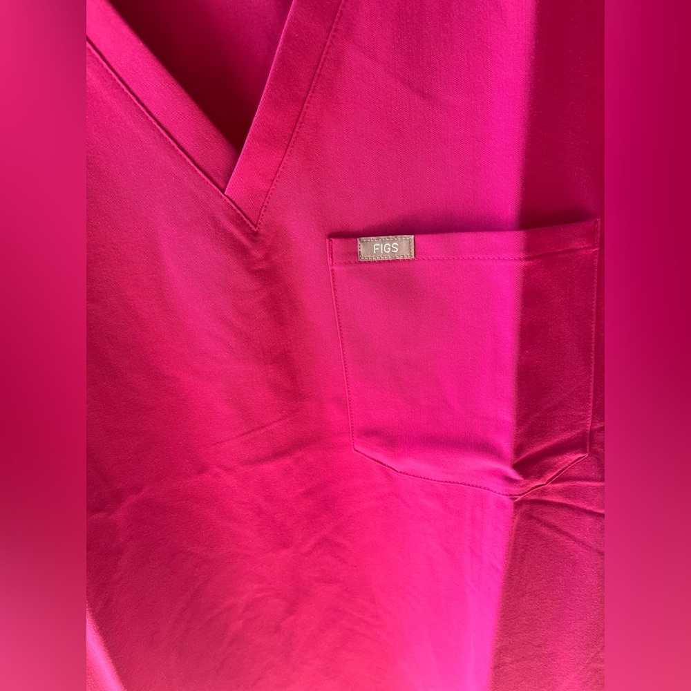 Figs raspberry sorbet Catarina scrub top
